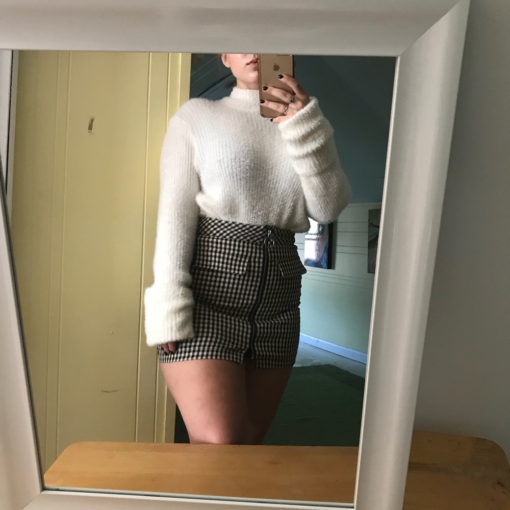 the softest white sweater ever!